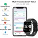 Smart Watch, 1.69'' Smartwatch for Android Phones and iOS Phones Compatible with iPhone Samsung, IP68 Waterproof Fitness Tracker with Heart Rate and Sleep Monitor Smart Watches for Men Women
